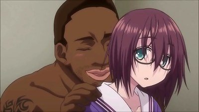 young big-boobed teenage enjoys massive ebony rods | manga porn uncensored