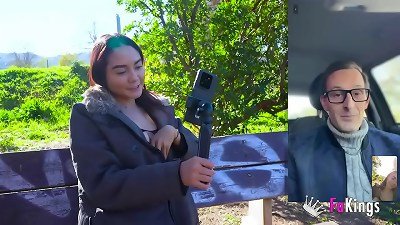 Allison tastey is looking for a dick among her followers. Colombian showcases her titties in the street!