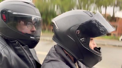 A stranger takes me home on his motorcycle, charges me for the trip with my caboose and leaves it mercilessly covered in jism