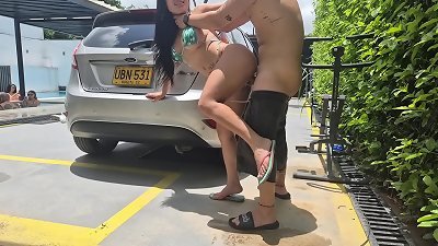 I nail a stranger on the street, her twat completes up filled with jizm - ALEJA AND AAROON