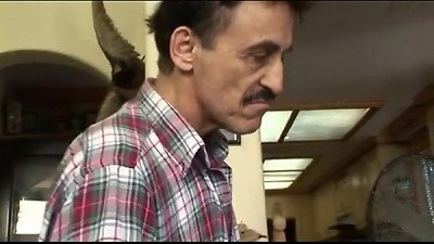 Creepy old guy screws nephews prostitute buddy in the backside