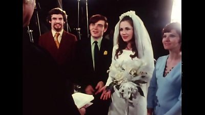 Bride give deep throat to groom at wedding ceremony