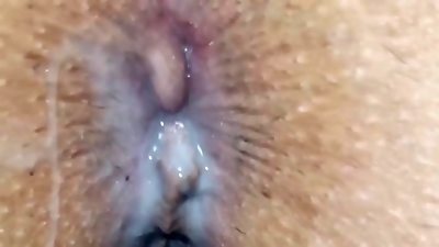 slutty wife begging for anal and screwed hard in the butt slot and gets her hemorrhoids no-hands