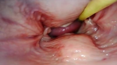 amazing internal POV. CAMERA inside HER cooch WHILE I pack HER WITH cum