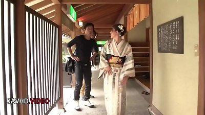 Aoi Mizunos inviting korean Outdoor gargle Job filled With lust And heat