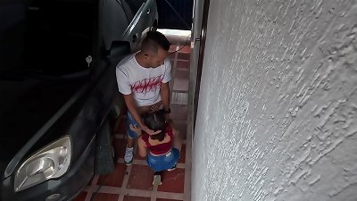 18 yr old UNKNOWN girl I FOUND ON THE STREET AGREES TO HIM PUT HIS prick gay-for-pay INTO HER pussy IN A GARAGE IN exchange FOR 2000 PESOS